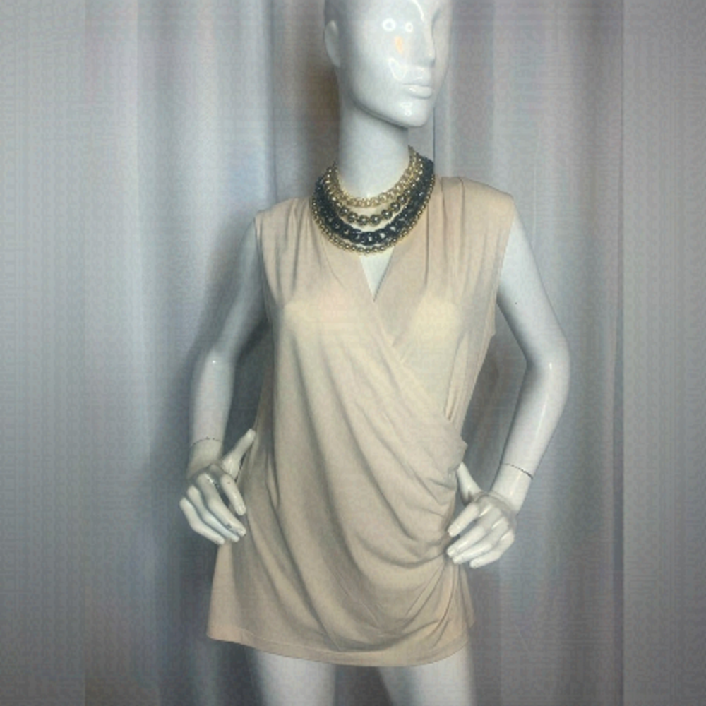 Jones New York faux wrap top